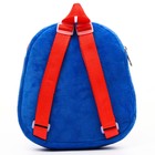 Рюкзак плюшевый, на молнии, с карманом, 19 х 22 см "Спайдер-мен", Человек-паук - фото 6613624