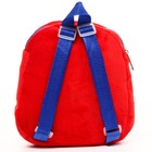 Рюкзак плюшевый на молнии, с карманом, 19 х 22 см "Оптимус Прайм", Трансформеры - фото 6613672
