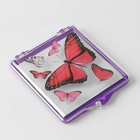 Игольница магнитная «Бабочки», с иглами, 7 × 8 см, цвет фиолетовый - Фото 2