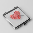 Игольница магнитная «Сердце», с иглами, 7 × 8 см, цвет чёрный - Фото 2