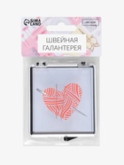 Игольница магнитная «Сердце»,7×8 см, чёрная - Фото 6
