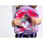 Рюкзак детский, на молнии, 23 см х 10 см х 27 см "Magic",  Минни и единорог - Фото 5
