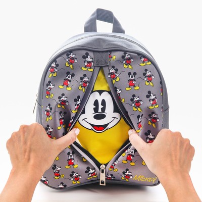 Рюкзак детский, на молнии, 23 см × 10 см × 27 см Mickey, Микки Маус и друзья