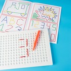 Уценка Шнуровальный планшет «Весёлые рисунки», по методике Монтессори - Фото 3