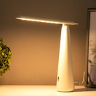 Лампа настольная "Страйк" LED 3 режима 1,5Вт USB белый 6,8х6,8х28,5 см RISALUX - фото 21616414