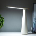 Лампа настольная "Страйк" LED 3 режима 1,5Вт USB белый 6,8х6,8х28,5 см RISALUX - фото 21616416