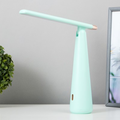 Лампа настольная «Страйк» LED 3 режима 1.5 Вт USB зеленый 6.8×6.8×28.5 см RISALUX