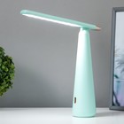 Лампа настольная «Страйк» LED 3 режима 1.5 Вт USB зеленый 6.8×6.8×28.5 см RISALUX - Фото 2