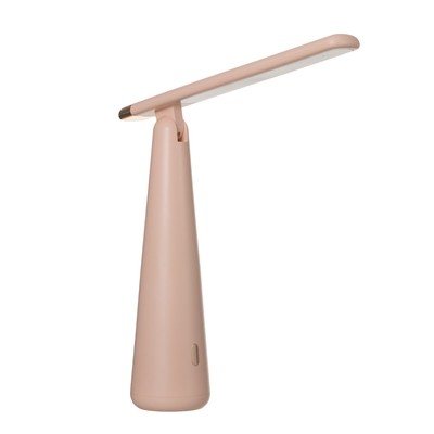 Лампа настольная «Страйк» LED 3 режима 1.5 Вт USB розовый 6.8×6.8×28.5 см RISALUX