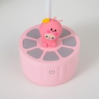 Лампа настольная "Мини жук" LED 3 режима 6,4Вт USB розовый 10х10х37,5 см RISALUX - фото 21616456