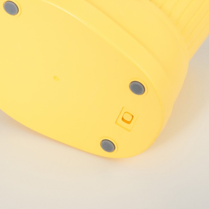 Лампа настольная "Ботинок кот" LED 3 режима 3Вт USB органайзер желтый 8х11х31 см RISALUX - фото 1907453905