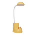 Лампа настольная "Ботинок кот" LED 3 режима 3Вт USB органайзер желтый 8х11х31 см RISALUX - Фото 15