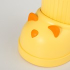 Лампа настольная "Ботинок кот" LED 3 режима 3Вт USB органайзер желтый 8х11х31 см RISALUX - Фото 10