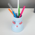 Лампа настольная «Ботинок лось» LED 3 режима 3 Вт USB органайзер синий 8×11×31 см RISALUX 7446935 - фото 9769448