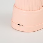 Лампа настольная "Ботинок заяц" LED 3 режима 3Вт USB органайзер  розовый 8х11х31 см RISALUX - фото 9068284