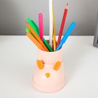 Лампа настольная «Ботинок заяц» LED 3 режима 3 Вт USB органайзер розовый 8×11×31 см RISALUX - Фото 7