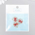 Декор для творчества металл, стразы "Всё будет хорошо - ok" 2х1,8 см - фото 21616638