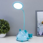 Настольная лампа "Милый мишка" LED 3,5Вт USB АКБ синий 12х15х32 см RISALUX - Фото 2