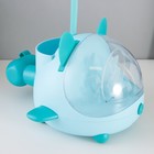 Настольная лампа "Милый мишка" LED 3,5Вт USB АКБ синий 12х15х32 см RISALUX - Фото 11