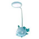 Настольная лампа "Милый мишка" LED 3,5Вт USB АКБ синий 12х15х32 см RISALUX - Фото 20