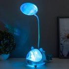 Настольная лампа "Милый мишка" LED 3,5Вт USB АКБ синий 12х15х32 см RISALUX - Фото 4