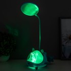 Настольная лампа "Милый мишка" LED 3,5Вт USB АКБ синий 12х15х32 см RISALUX - Фото 6