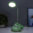 Настольная лампа "Милый мишка" LED 3,5Вт USB АКБ зеленый 12х15х32 см RISALUX - Фото 3