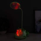 Настольная лампа "Милый мишка" LED 3,5Вт USB АКБ зеленый 12х15х32 см RISALUX - Фото 4