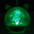 Настольная лампа "Милый мишка" LED 3,5Вт USB АКБ зеленый 12х15х32 см RISALUX - Фото 8