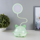 Настольная лампа "Милый мишка" LED 3,5Вт USB АКБ зеленый 12х15х32 см RISALUX - Фото 10