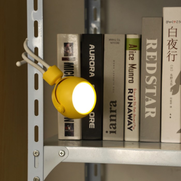 Настольная лампа "Октопус" LED 2Вт USB АКБ желтый 6х6х20,5 см RISALUX - фото 1907454088