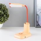 Настольная лампа "Малыш" LED 1Вт USB АКБ бежевый 7,1х10х26 см RISALUX - фото 9769907
