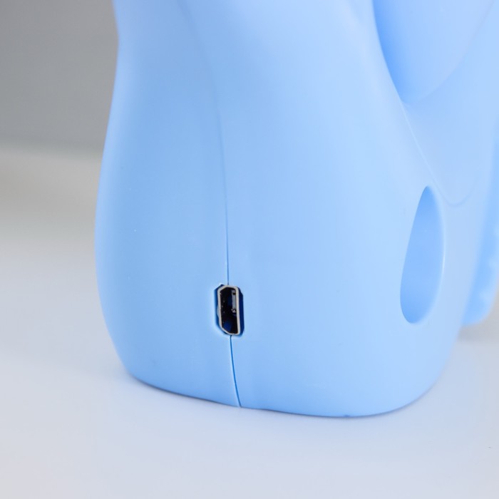 Настольная лампа "Дельфин" LED 3Вт USB АКБ синий 14,5х5х28 см RISALUX - фото 1907454128