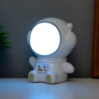 Ночник "Космонавт" LED 1.5Вт USB АКБ белый 9,5х8х10,5 см RISALUX - Фото 8