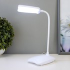 Настольная лампа "Лайт" LED 3Вт USB (80см) белый 12,5х12,5х23 см RISALUX - Фото 2