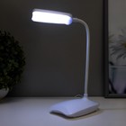 Настольная лампа "Лайт" LED 3Вт USB (80см) белый 12,5х12,5х23 см RISALUX - Фото 3