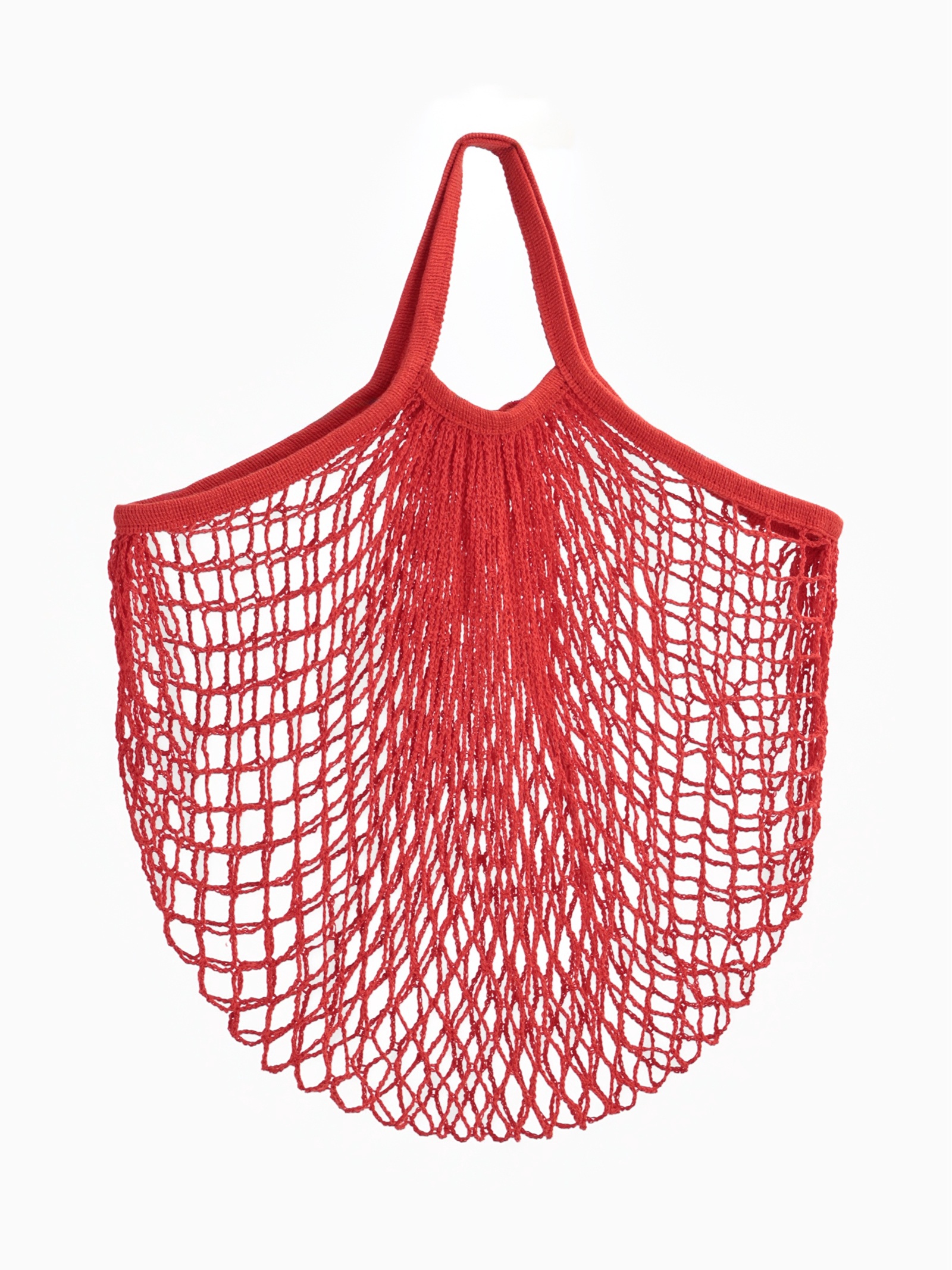 Авоська 37 х 20 см, ручка 12 см, клетка 1.5 см, красная 7580700 Авоська 37 х 20 см, ручка 12 см, клетка 1.5 см, красная 7580700