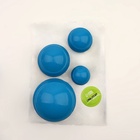 Набор вакуумных банок для массажа, резиновые, d=10/8/6/4 см, 4 шт., синий - Фото 8