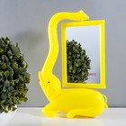 Настольная лампа с фоторамкой, зеркалом "Слон" LED 5Вт USB RGB желтый 17х6,5х28 см RISALUX - Фото 1