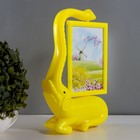 Настольная лампа с фоторамкой, зеркалом "Слон" LED 5Вт USB RGB желтый 17х6,5х28 см RISALUX - Фото 8