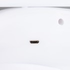 Настольная лампа с фоторамкой, зеркалом "Жираф" LED 3Вт USB RGB белый 17х8х30 см RISALUX - фото 6613900