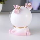 Ночник "Олененок" LED от батареек розовый 6х6,5х9 см RISALUX - фото 23252015