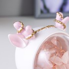 Ночник "Олененок" LED от батареек розовый 6х6,5х9 см RISALUX - фото 23252016