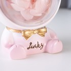 Ночник "Олененок" LED от батареек розовый 6х6,5х9 см RISALUX - фото 23252018