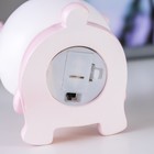 Ночник "Олененок" LED от батареек розовый 6х6,5х9 см RISALUX - фото 23252019