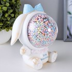 Фигурка светящаяся RISALUX «Зайка», LED-ночник, от батареек, бежевый, 9×14×14 см - Фото 4