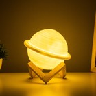 Ночник "Планета" LED USB  белый d.13 см RISALUX - Фото 3
