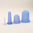 Набор вакуумных банок для массажа, силиконовые, d 7/5,5/3,9/1.6 см, 4 шт., цвет голубой - Фото 3