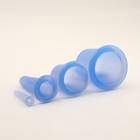 Набор вакуумных банок для массажа, силиконовые, d 7/5,5/3,9/1.6 см, 4 шт., цвет голубой - Фото 4
