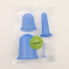 Набор вакуумных банок для массажа, силиконовые, d 7/5,5/3,9/1.6 см, 4 шт., цвет голубой - Фото 8